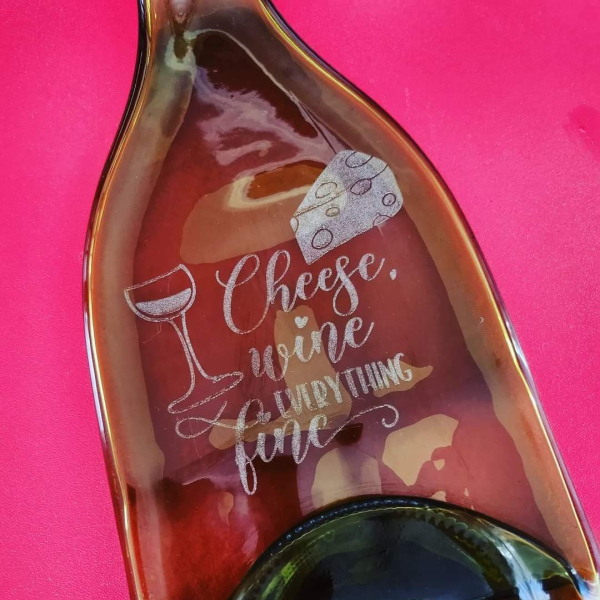Wine bottle "Charcuterie Board"